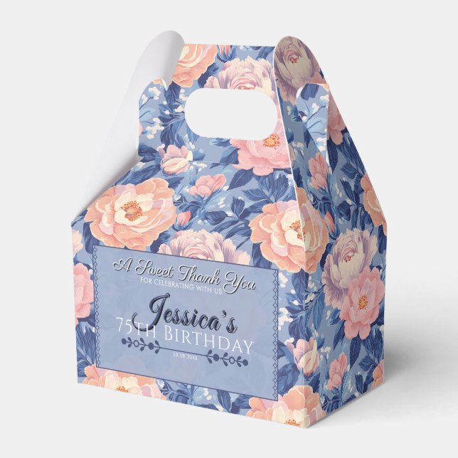 Ballotins Chic Rose Anniversaire Ballotin Pour Printemps Ann (Verso)