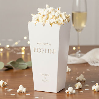 Ballotins Chic Taupe & Couple Popcorn Ivoire