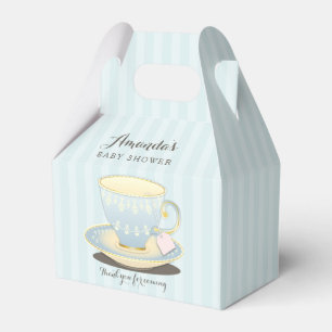 Ballotins Chic Teacup en Baby shower Bleu Ballotin Gable