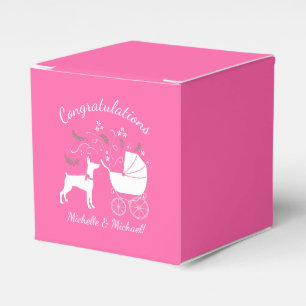 Ballotins Chien Baby shower Doberman