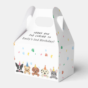 Ballotins Chien chiot Merci d'anniversaire