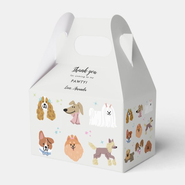 Ballotins Chiens Animaux Anniversaires de enfants (Verso)
