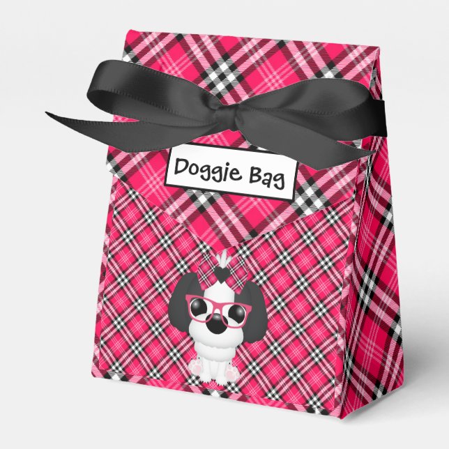 Ballotins Chiens Shihtzu Personnalisés Fête d'anniversaire F (Verso)