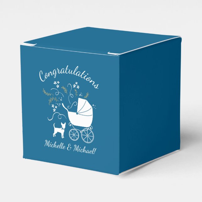 Ballotins Chihuahua Chig Baby shower (Verso)