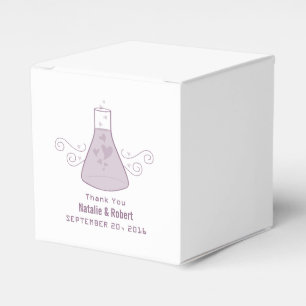 Ballotins Chimie Douce Violet Mariage Faveur Boîtes