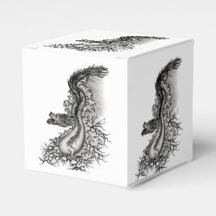 Ballotins Chine Dragon, noir et blanc Design en Tattoostyl