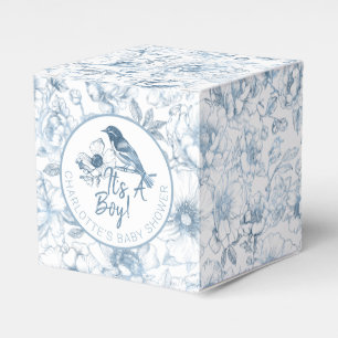Ballotins Chinoiserie Baby shower Ballotin Blue Floral