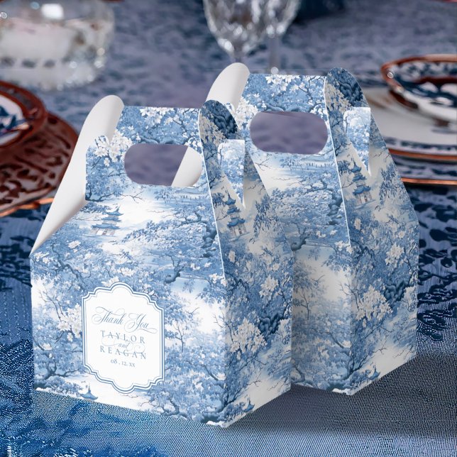 Ballotins Chinoiserie Mariage Merci Motif ID1094 (Créateur téléchargé)