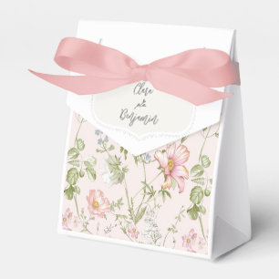 Ballotins Chinoiserie rose Floral Mariage