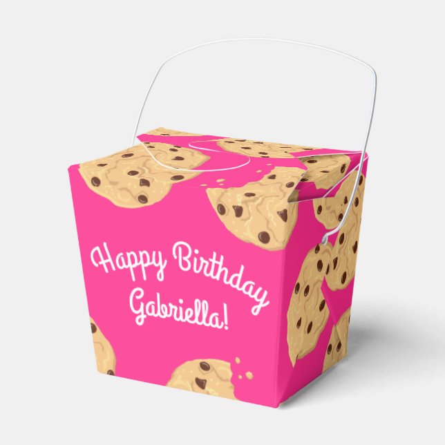 Ballotins Chocolat Chip Cookie Enfants 1er Anniversaire Fête (Verso)