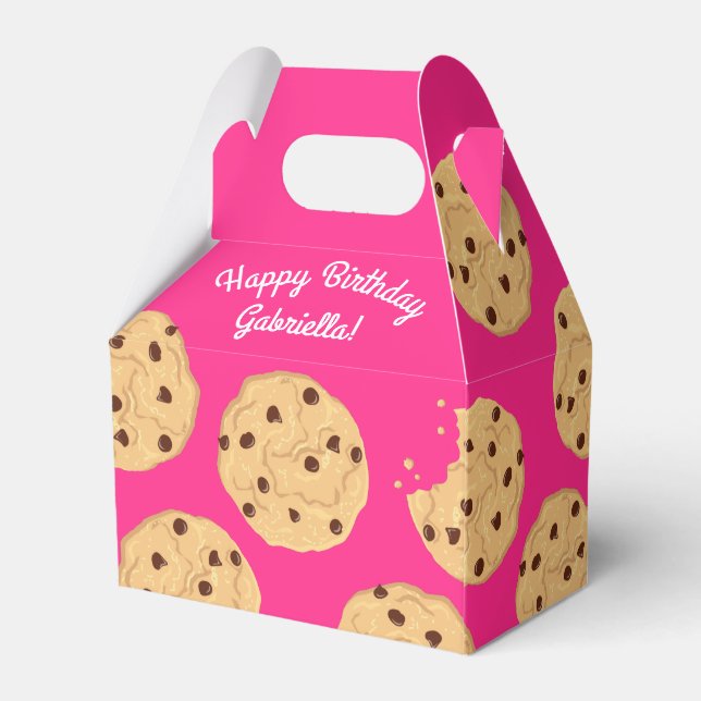 Ballotins Chocolat Chip Cookie Enfants 1er Anniversaire Fête (Arrière)