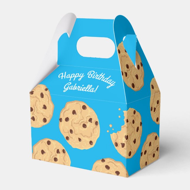 Ballotins Chocolat Chip Cookie Enfants 1er Anniversaire Part (Arrière)