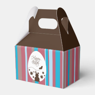 Ballotins Chocolat moderne Joyeux Oeuf de Pâques Brown