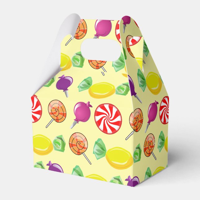 Ballotins Choisir et mélanger Candy Motif jaune (Verso)
