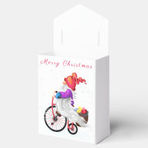 Ballotins Christmas Gnome with Gifts Favor Box