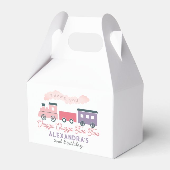 Ballotins Chugga Chugga Deux Train Rose Girl 2e Anniversaire (Verso)