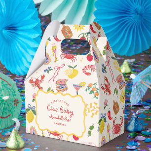 Ballotins Ciao Baby Vaisselle jetable pour Baby Shower à thè