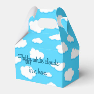 Ballotins ciel de nuages bleus et blancs moelleux - ballotin