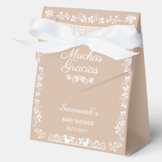 Ballotins Cielito Lindo Baby-Shower Beige Merci Beaucoup