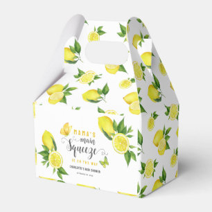Ballotins Citron Baby shower principal de Mama Squeeze Cute 