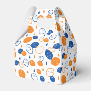 Ballotins Citron bleu et orange Motif Jouer sur le thème des