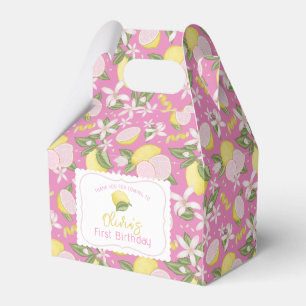 Ballotins Citron Citron Rose Thème Anniversaire