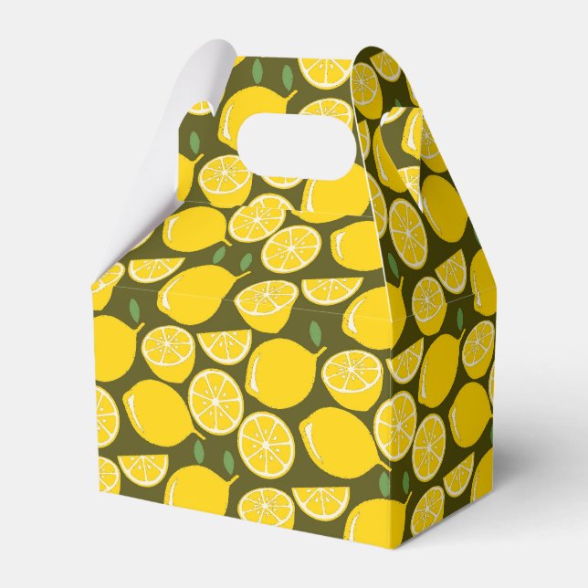 Ballotins Citron Jaune Moderne Amusant mignon (Verso)