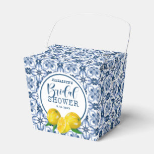 Ballotins Citron Positano Italien Carrelage bleu Ballotin