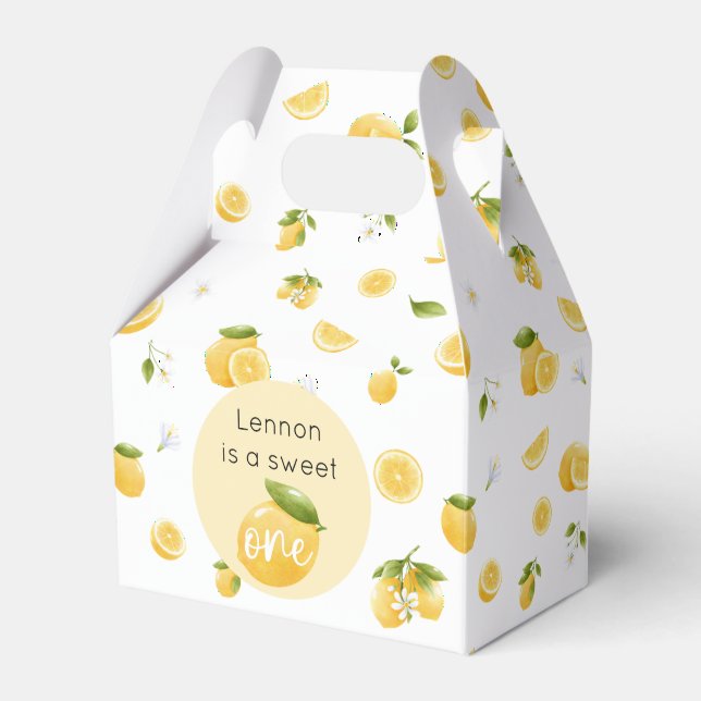 Ballotins Citron sucré Un 1er anniversaire (Verso)