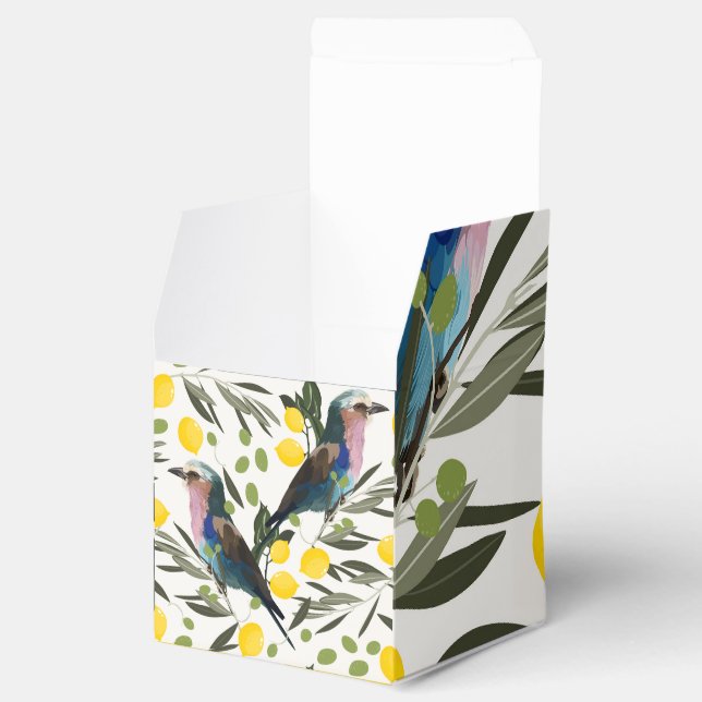 Ballotins Citrons, oliviers, oiseaux (Ouvert)
