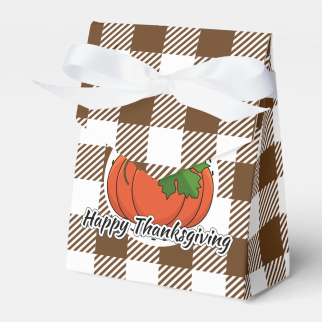 BALLOTINS CITROUILLE BROWN - BON THANKSGIVING (Verso)
