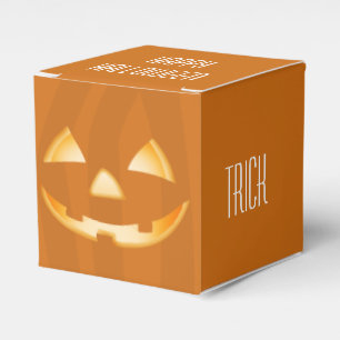 Ballotins Citrouille carré Halloween Ballotin - Trick ou Tre