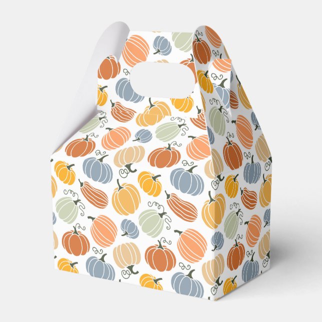 Ballotins Citrouille coloré Motif gourd  (Verso)