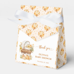 Ballotins Citrouille d'automne Merci de Baby shower neutre