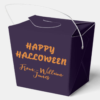 Ballotins Citrouille de Halloween personnalisée Mister Pumpk