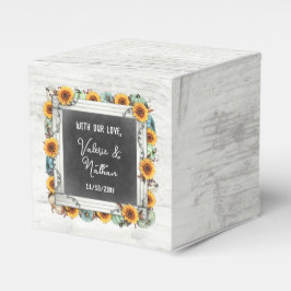 Ballotins Citrouille de tournesol rustique Pays Mariage de f