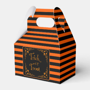 Ballotins Citrouille d'Halloween Orange et Black Trick ou