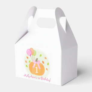 Ballotins Citrouille mignon et ballons automne 1er anniversa