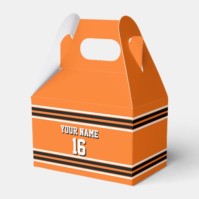 Ballotins Citrouille Orange Blk Team Jersey Numéro personnal (Verso)