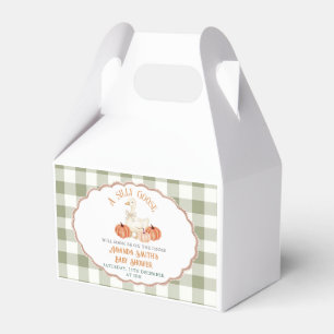 Ballotins Citrouille Orange En vichy Silly Goose Baby shower