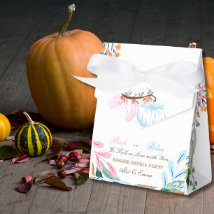 Ballotins Citrouille rose ou bleu Genre Reveillez Invitation