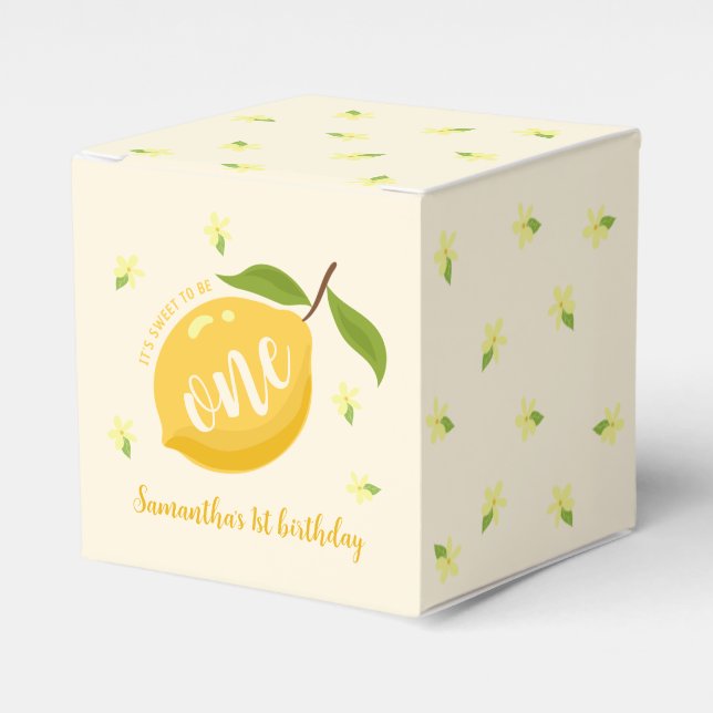 Ballotins Citrus citron mignonne 1er anniversaire (Verso)