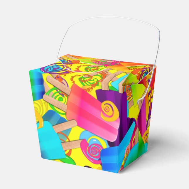 Ballotins CKC Popsicle Swirls, Jaune SORTIR BALLOTIN (Verso)