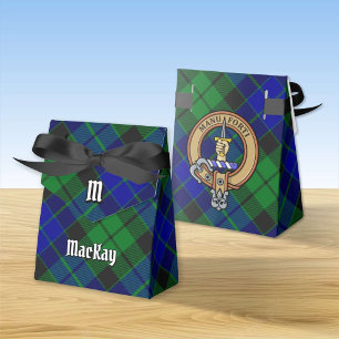 Ballotins Clan MacKay Crest sur Tartan