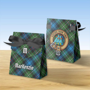 Ballotins Clan MacKenzie Crest sur Tartan Ballotin