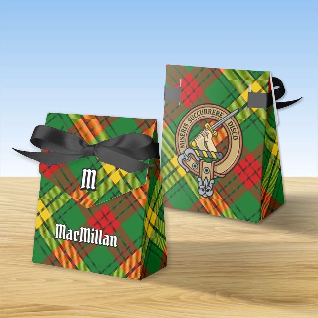Ballotins Clan MacMillan Crest sur Tartan (Créateur téléchargé)