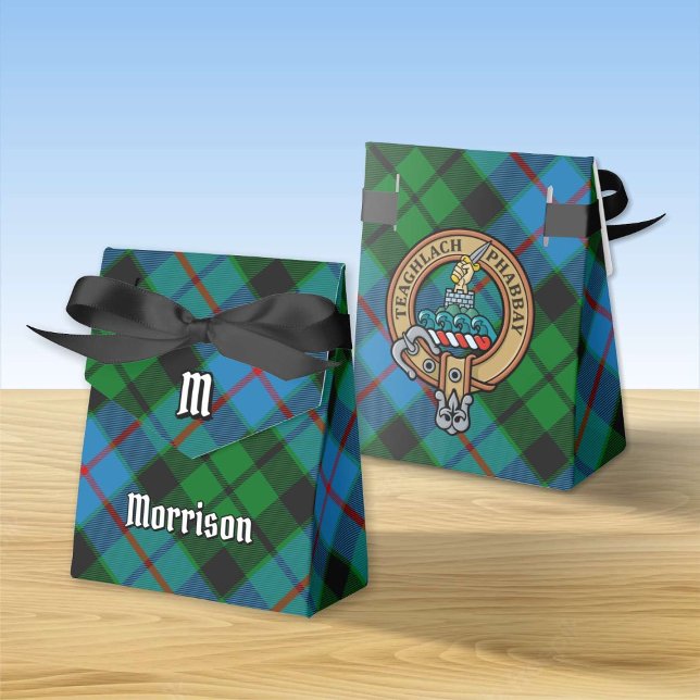 Ballotins Clan Morrison Crest sur la chasse Ballotin Tartan (Créateur téléchargé)