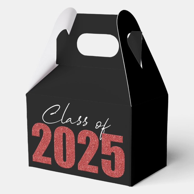 Ballotins Classe Parties scintillant rouge de 2025 (Recto)