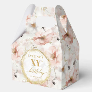 Ballotins Classé Pastel rose Rustique or Ballotin d'annivers
