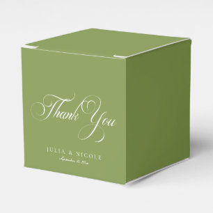 Ballotins Classique Ivory Vert Doux Merci Mariage